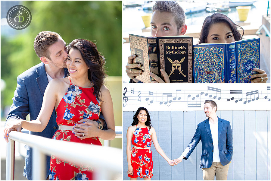 Toronto Music Garden Engagement